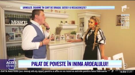 Ovidiu Homorodean, unul dintre cei mai cunoscuți cântăreți de muzică populară, are un palat de poveste în inima Ardealului