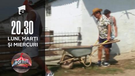 Nicolai Tand, Dana și Larisa Barbu, curățenie la găini, la Poftiți la circ!