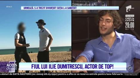 Toto, fiul lui Ilie Dumitrescu, actor de top! Tânărul vrea să joace rolul de fotbalist într-un film la Hollywood