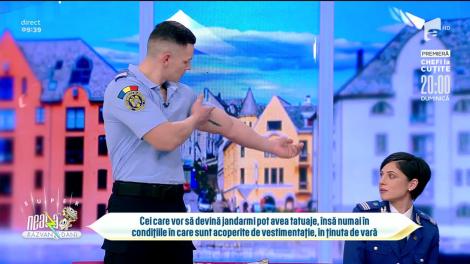 Noi reguli în Jandarmeria Română. Tatuajele sunt permise, dar în anumite condiții