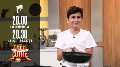 Raul Ivan, micul bucătar de la Chefi la cuțite: "Am pasiunea de gătit de la tată"