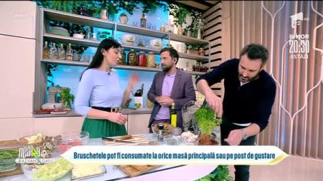 Super rețete de bruschete, la Neatza cu Răzvan și Dani