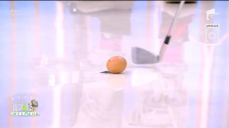 Golf cu ouă, o nouă provocare marca Neatza de Weekend