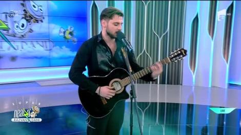 Adrian Petrache cânta, la Super Neatza, piesa "Pentru mama"