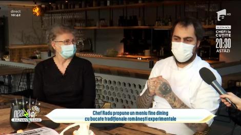 Meniu fine dining cu bucate tradiționale românești