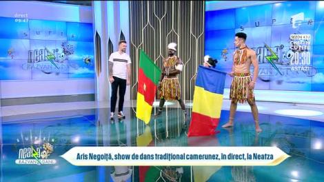 Aris Negoiță, show de dans tradițional camerunez, în direct, la Neatza