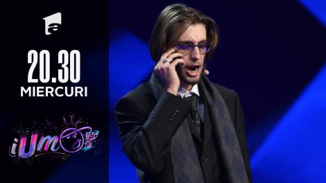 Spectacol la iUmor: Luca Nicola l-a adus pe scenă pe Vadim Tudor: "Băi, femeie, pe tine nu te bat nici pantofii!"