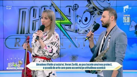 Amadeea Violin și Veran Zerila, show la super Neatza!