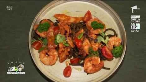 Rețetă delicioasă de paste cu fructe de mare
