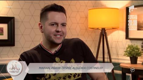 Marian contestă alegerea Costinelei: Îmi place, dar vârsta ei îmi pune o barieră