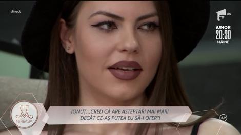 Andreea, atrasă de Ionuț:  Mi-ar fi plăcut să nu fie atât de rușinos. Speram să mă ia și în brațe