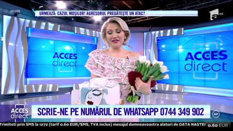 Mirela Vaida își serbează ziua de naștere, în platoul Acces Direct