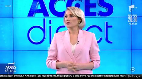Mirela Vaida a fost atacată în direct cu un pietroi imens. O femeie dezbrăcată a dat buzna în platoul Acces Direct