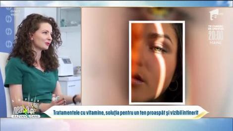 Tratamentele cu vitamine, soluția pentru un ten proaspăt și vizibil întinerit