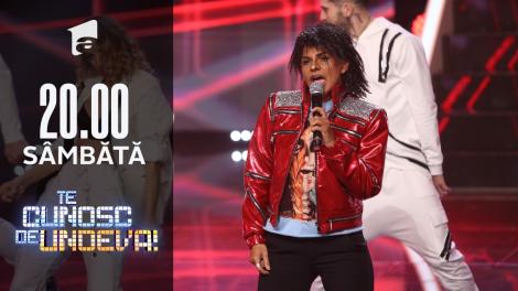 Cristina Vasiu se transformă în Michael Jackson - "Beat it", la Te cunosc de undeva!