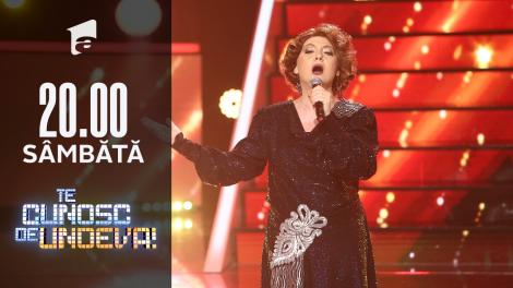 Emilia Popescu se transformă în Margareta Pâslaru - "Lasă-mi, toamnă, pomii verzi", la Te cunosc de undeva!