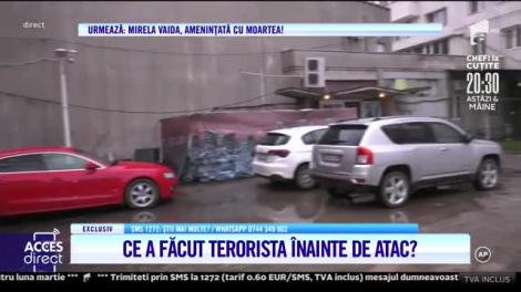 Ce a făcut terorista înainte de atac