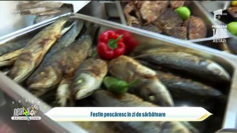 Festin pescăresc în zi de sărbătoare