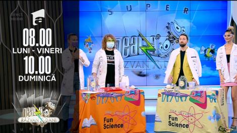 Profesorii Trăsniți, experimente inedite și distractive, în platoul de la Neatza