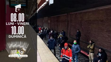 Metroul nu circulă! Aglomerație în autobuze