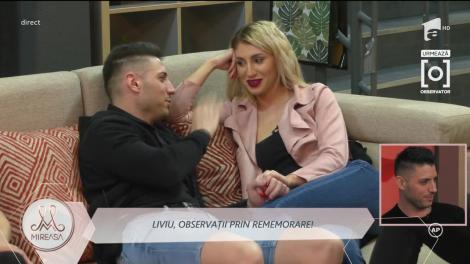 Liviu și Maria, flirt în casa Mireasa! Atingeri tandre între cei doi concurenți