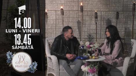 Roxana și Ionuț, întâlnire romantică în casa Mireasa!