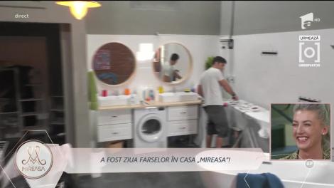 Farse de 1 aprilie în casa Mireasa! Cine a pus făină în uscătorul de păr?