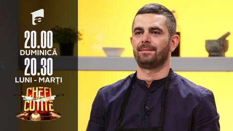 Arvinte Florin, brancardier, gătește la Chefi la cuțite