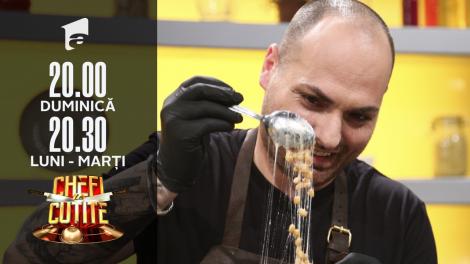 Chef Cătălin Petrescu gătește lăcuste, scorpioni și gândaci la Chefi la cuțite