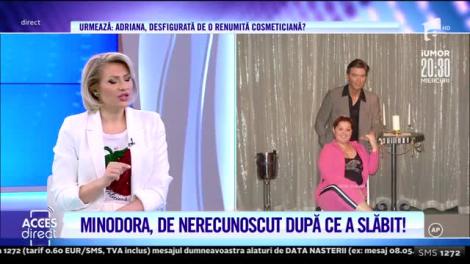 Minodora, apariţie spectaculoasă după ce a slăbit peste 30 de kilograme în timp record