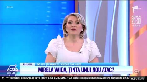 O maşină suspectă, de culoare albastră, a urmărit-o pe Mirela Vaida de acasă, prin tot oraşul, până la redacţie!