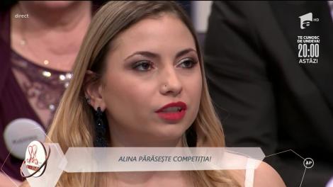 Alina este eliminată din casa Mireasa! Ultimele ei declarații