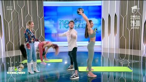 Antrenament pentru brațe! Fitness cu Diana Stejereanu