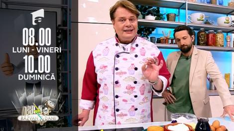 Duet de cașcaval cu sos de primăvară, rețeta lui Vlăduț de la Neatza cu Răzvan şi Dani