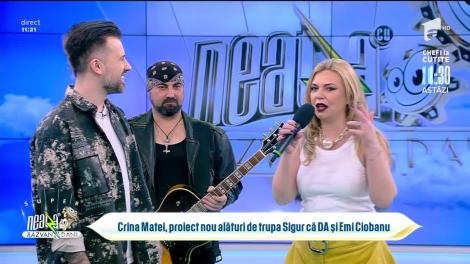 Crina Matei, proiect nou alături de trupa Sigur că DA și Emi Ciobanu
