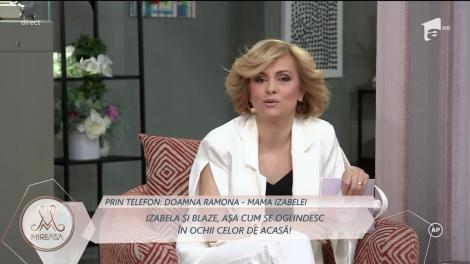 Doamna Ramona, mama Izabelei: Liviu, tu nu ai trecut peste sărutul cu Iza"