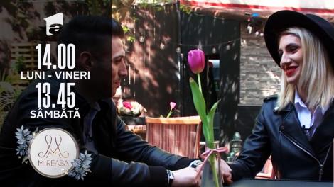 Maria și Liviu, o întâlnire în afară casei Mireasa!