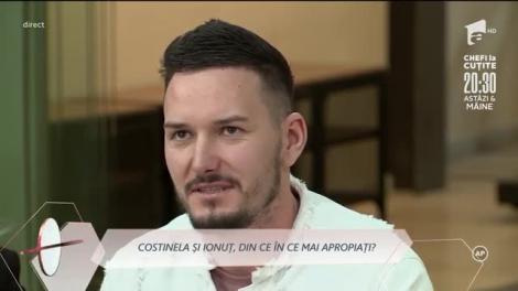 Ionuț și Costinela, tot mai apropiați: Nu m-a afectat plecarea Roxanei