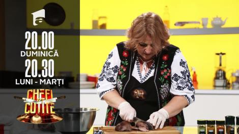 Nadejda Lisac gătește tradițional moldovenesc la Chefi la cuțite