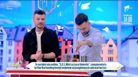 Super show de flair bartending, cu Luca Valentin