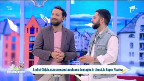 Andrei Gîrjob, număr spectaculos de magie, pe bani, la Super Neatza