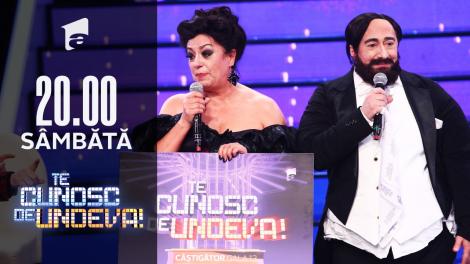 Adriana Trandafir și Romică Ţociu au câștigat a XIII-a ediție a sezonului 16 Te cunosc de undeva!
