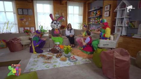 Vânătoarea de ouă de Paște. Iepurașul de Paște vizitează Casa Zurli!
