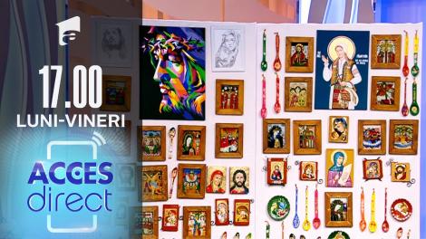 Paşte de poveste! Meşterii populari şi-au expus operele în platoul de la Acces Direct!