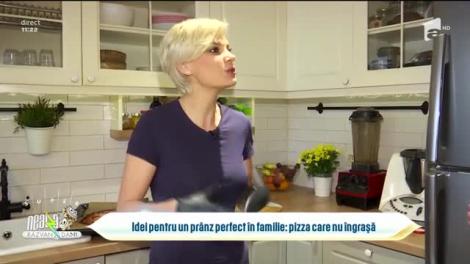 Idei pentru un prânz perfect în familie: pizza care nu îngrașă