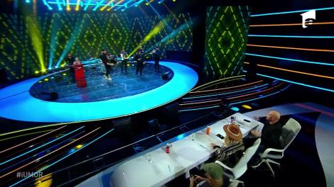 Damian Drăghici, super show pe scena iUmor. Delia: "Bine, bine, luați-vă de ochii mei!"