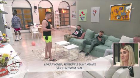 Liviu și Maria, tensiunile sunt menite să fie interpretate: S-a schimbat la față când i-am cerut să mă respecte!