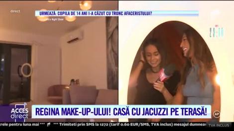 Ema Uta, regina make-up-ului, casă cu jacuzzi pe terasă