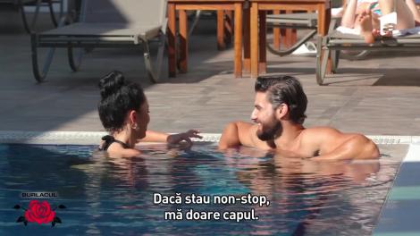 Andi și Kubra, întâlnire relaxantă la piscină și SPA: La început am fost stânjenit