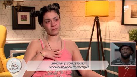 Izabela, în impas afectiv. Concurenta a plâns